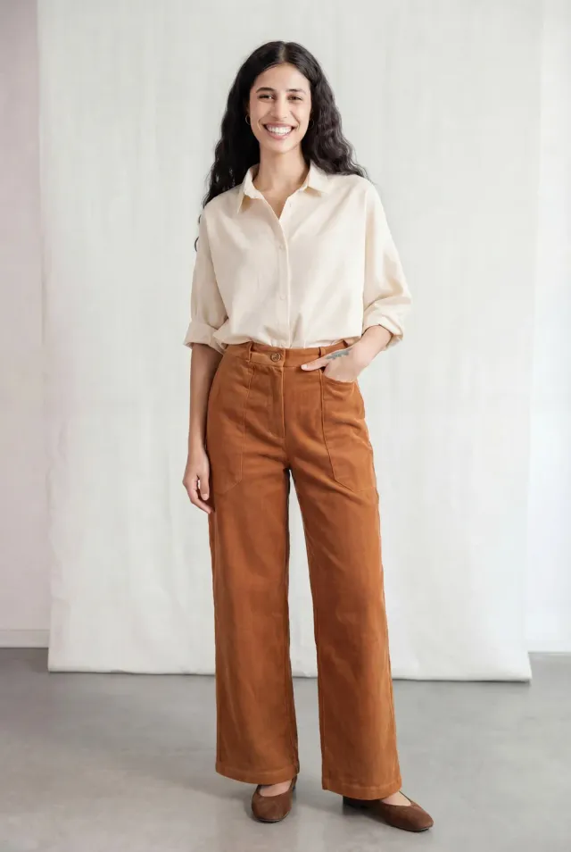 Jyoti Damini pantalone velluto cotone bernstein