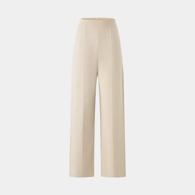 PORTS FW25 LQ9K901UZF007 pantaloni gamba larga beige
