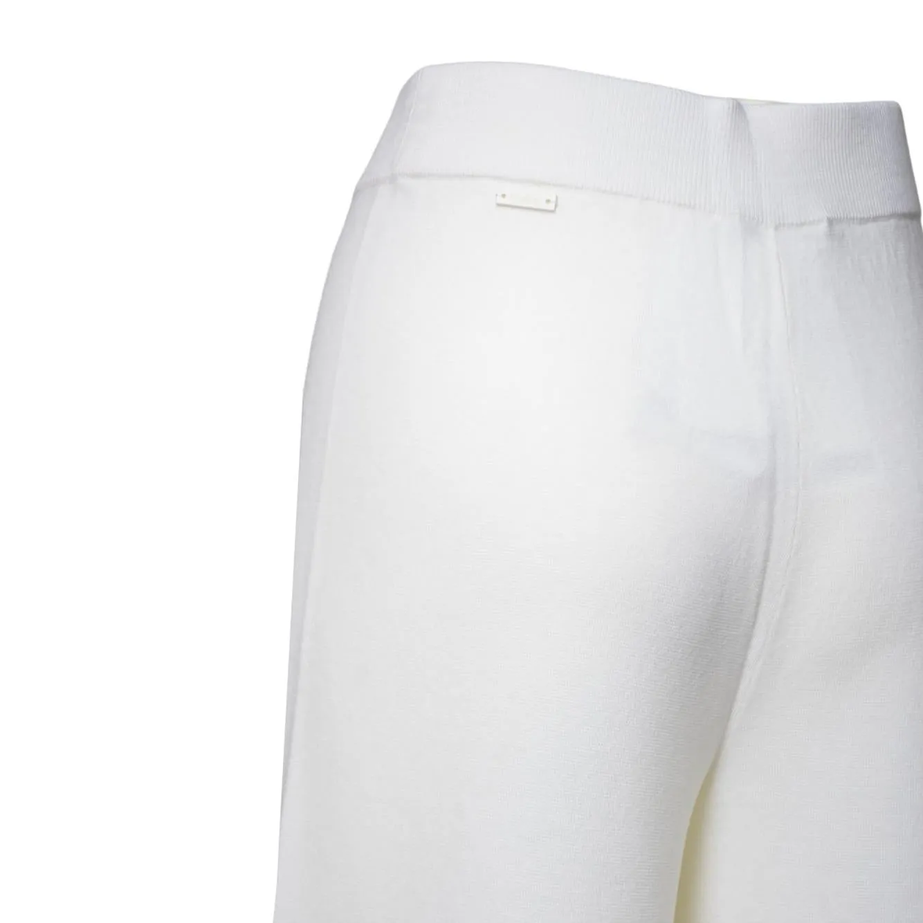 MaxMara Nigeria pantalone bianco lana vergine XS M