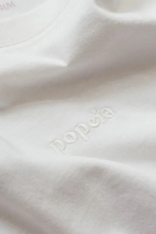 Jyoti - Fair Works Popeia White camicia maniche lunghe cotone