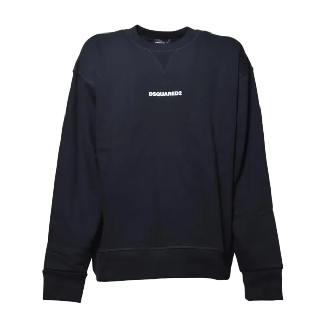 Dsquared2 Junior DQ2739D0094 felpa nera cotone