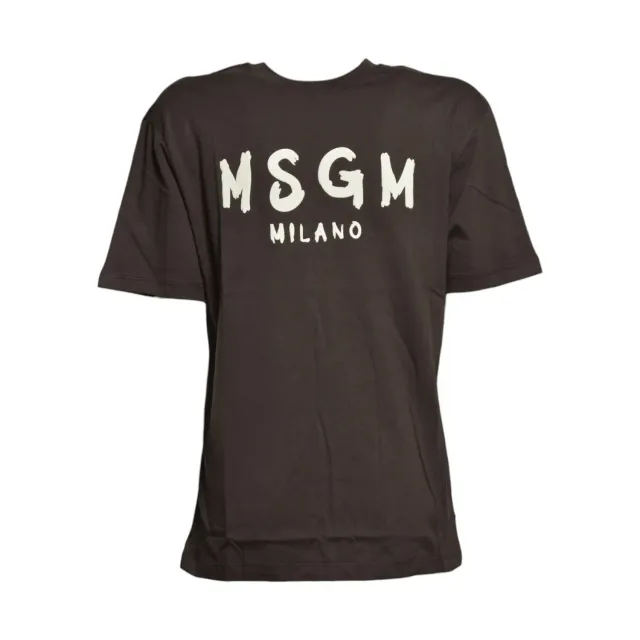 MSGM Junior F6MSJUTH010943 T-shirt Bambino Marrone