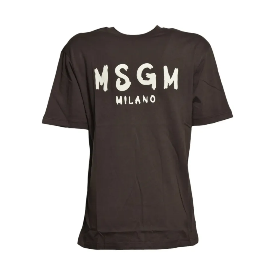 MSGM Junior F6MSJUTH010943 T-shirt Bambino Marrone