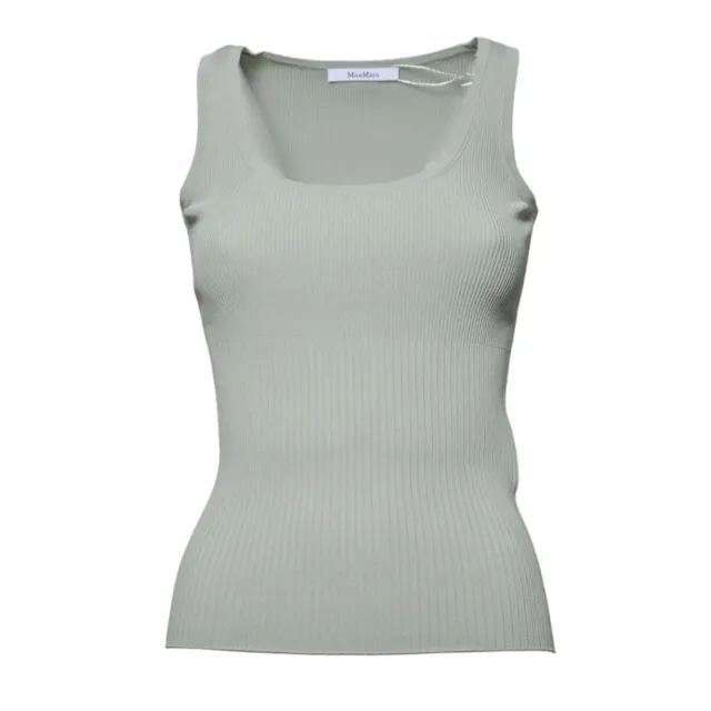 MaxMara 2611361032600 Ghiro canotta verde menta viscosa