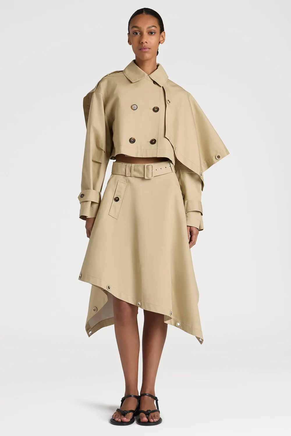 Ports 1961 PW225JDB01 trench beige asimmetrico