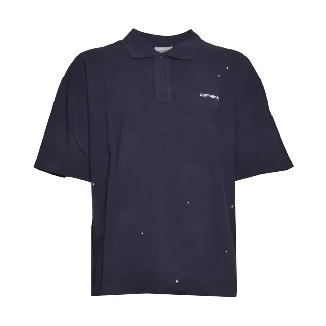 Carhartt WIP I036856 polo painter blu navy cotone