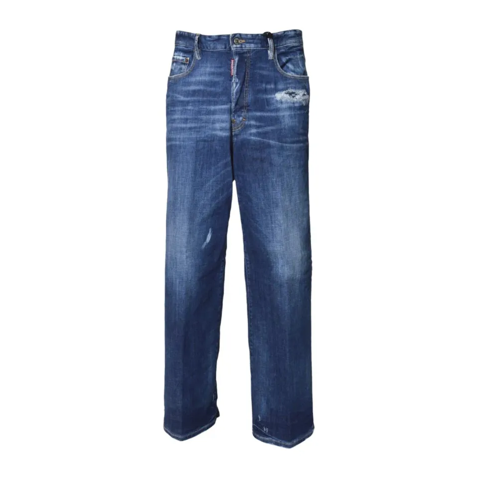 Dsquared2 loose jeans denim blu uomo
