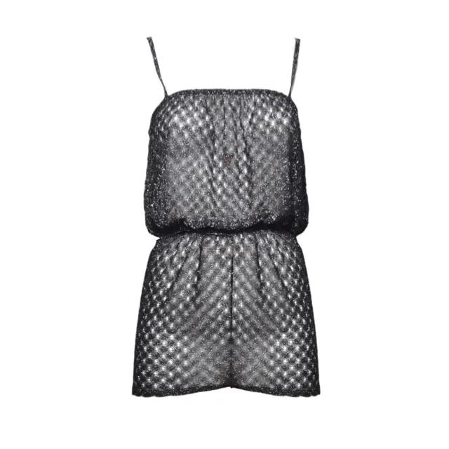 Missoni MS26SG0BBR014D tuta corta marrone viscosa