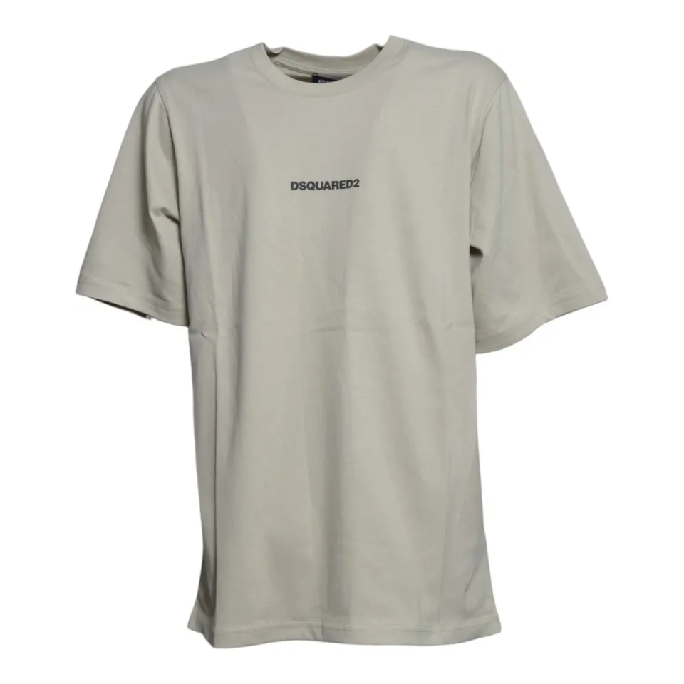 Dsquared2 Junior DQ2823D0AIT t-shirt beige ragazzo