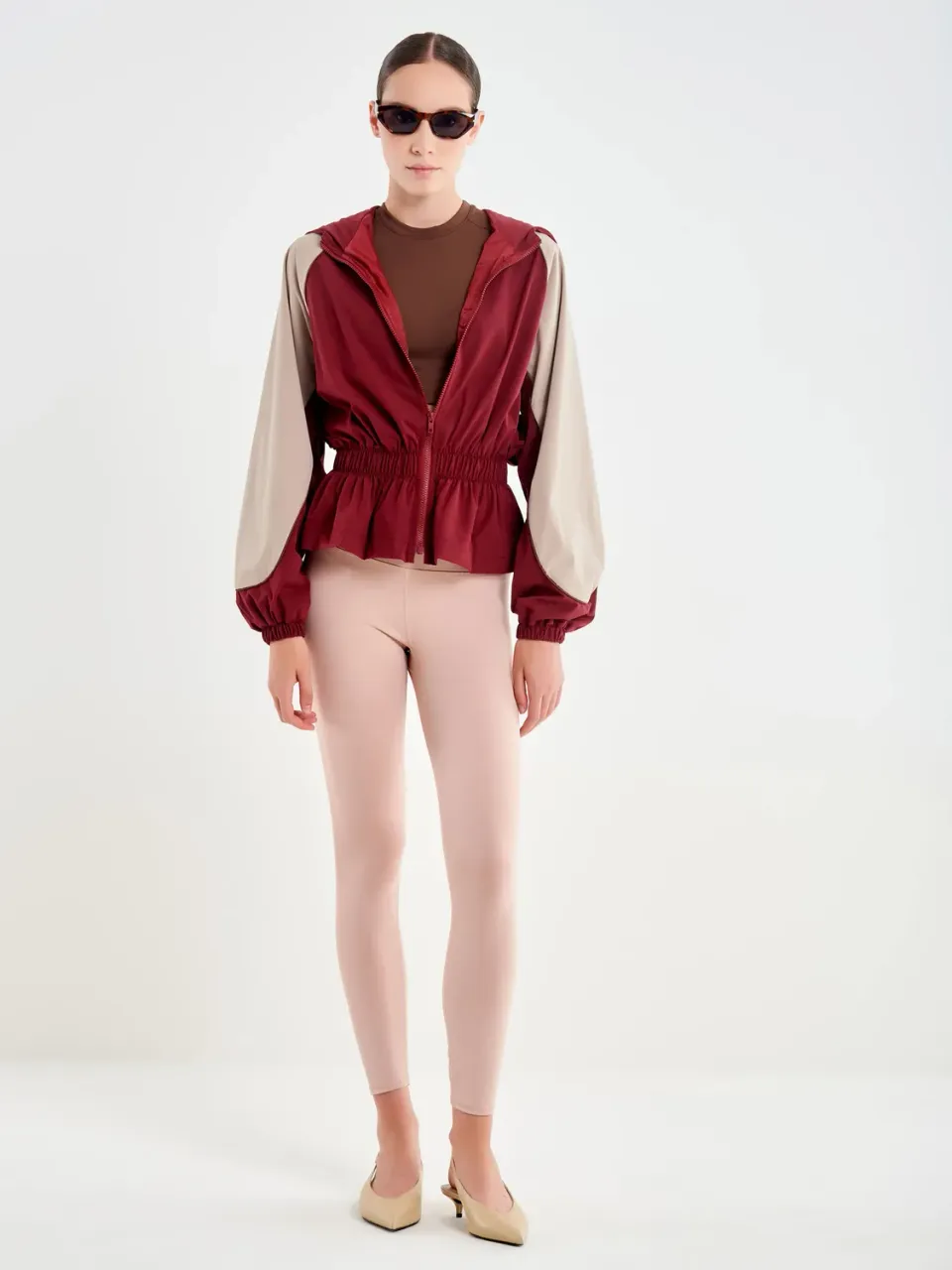 Vicolo Leggings Tessuto Tecnico leggings rosa modellante