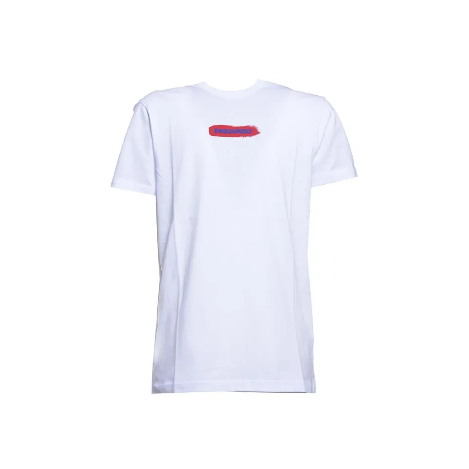 Dsquared2 Junior DQ2095D004G t-shirt cotone bianco