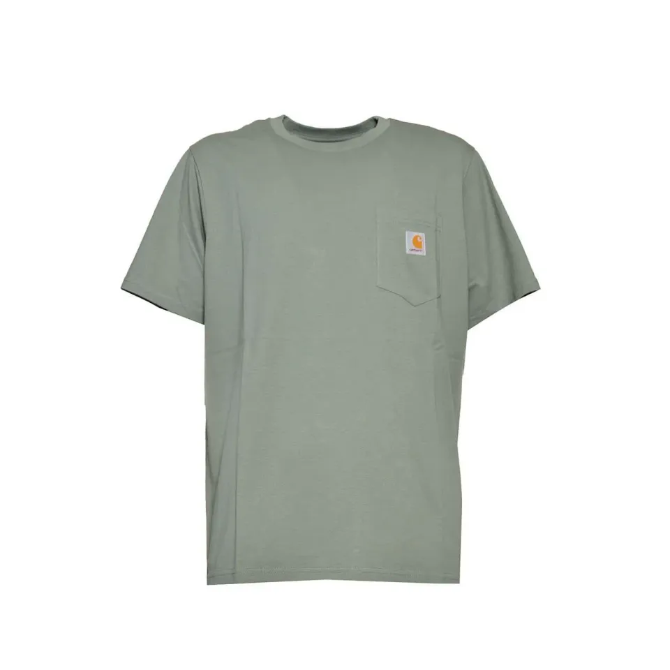 Carhartt Wip I030434 t-shirt tasca verde cotone