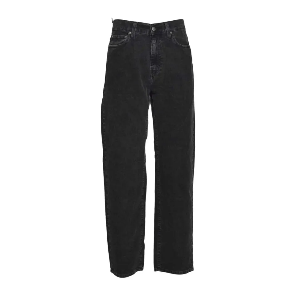 Carhartt WIP I035689 Aaron Pant Jeans Nero Cotone