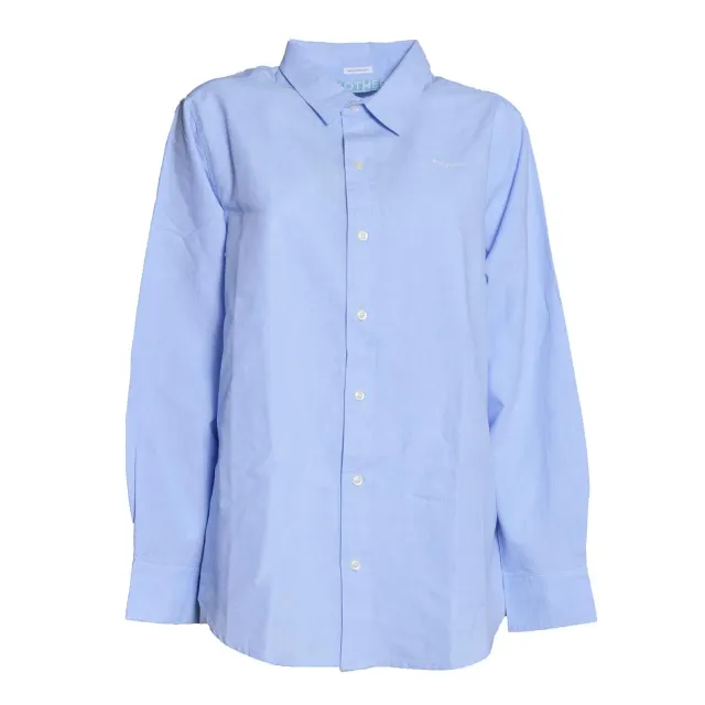 Mother 27142083 The Bestie camicia azzurra cotone