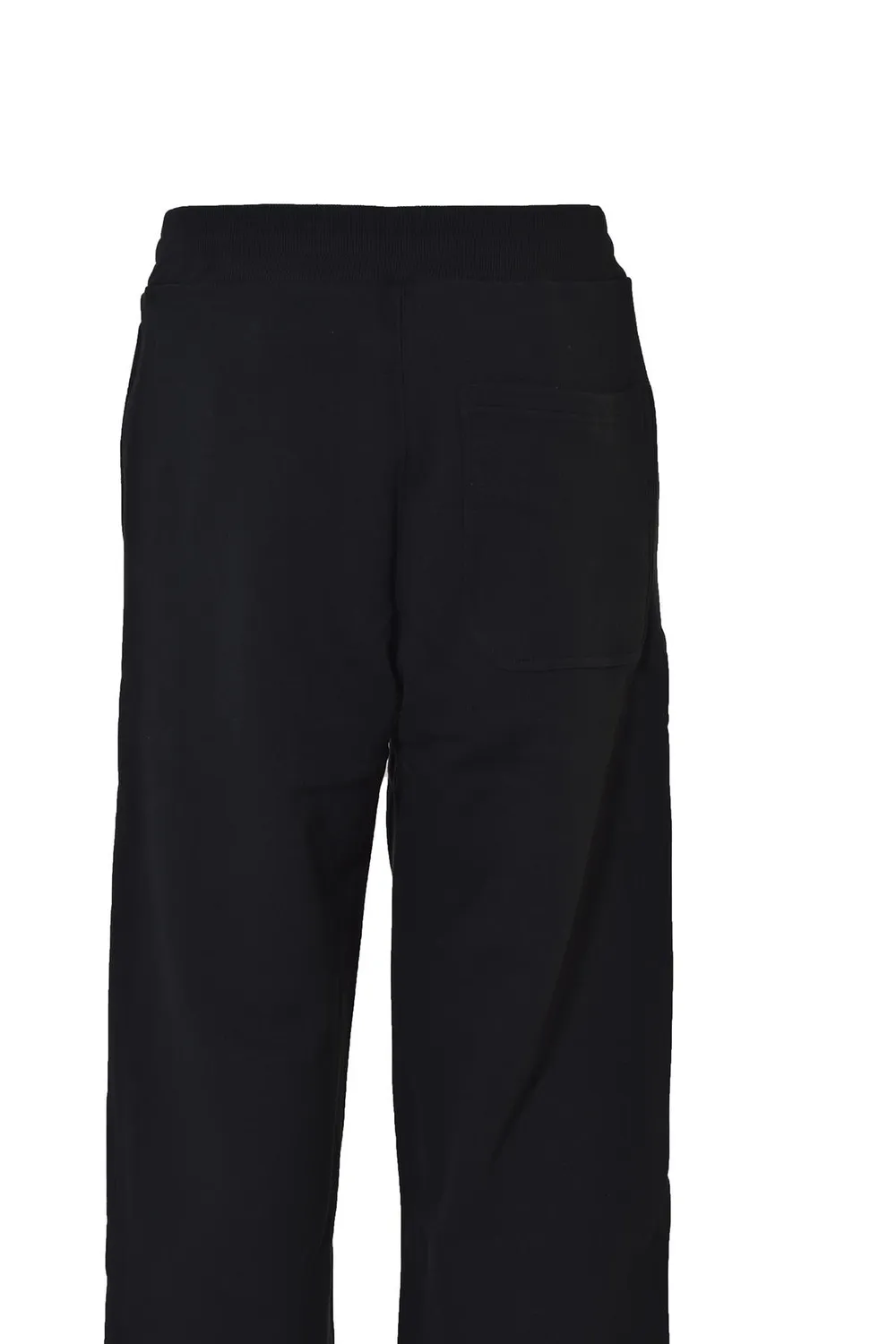 MSGM 2000MP500200000 pantalone tuta nero cotone