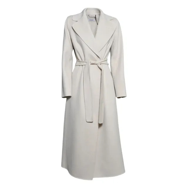 S Max Mara Poldo 2629016073600 cappotto donna panna lana