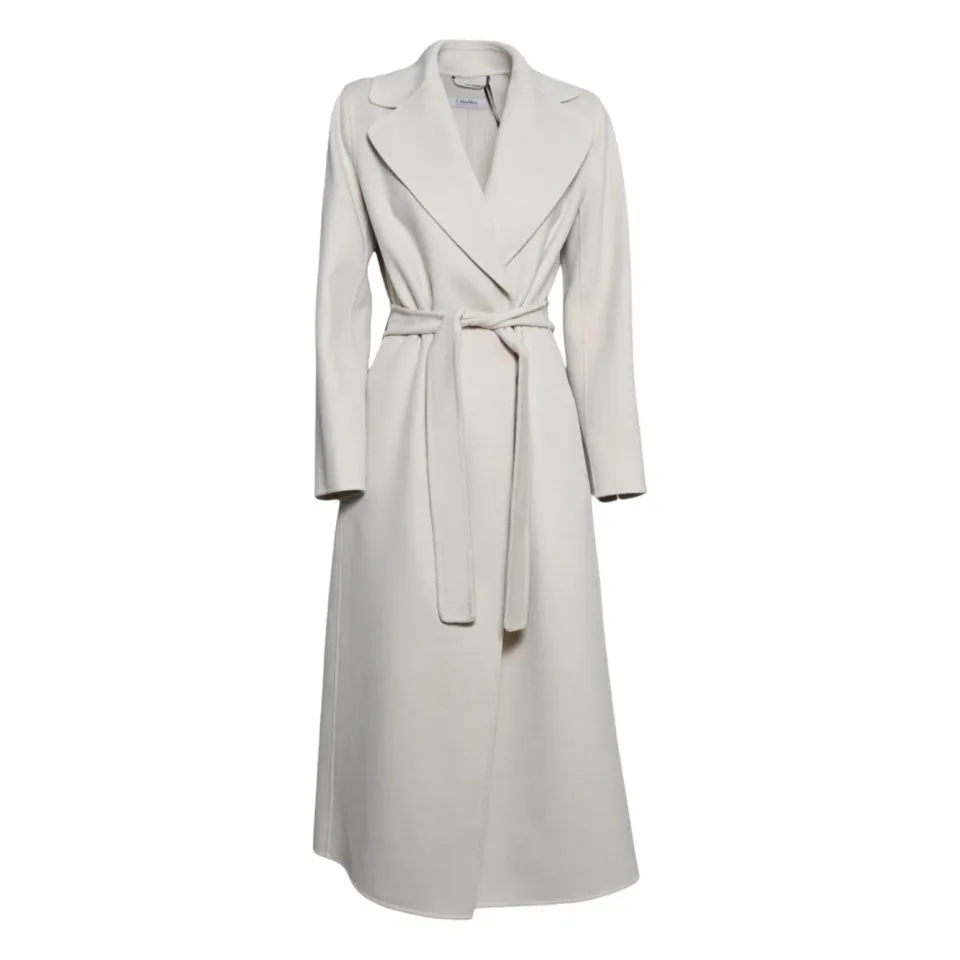 S Max Mara Poldo 2629016073600 cappotto donna panna lana