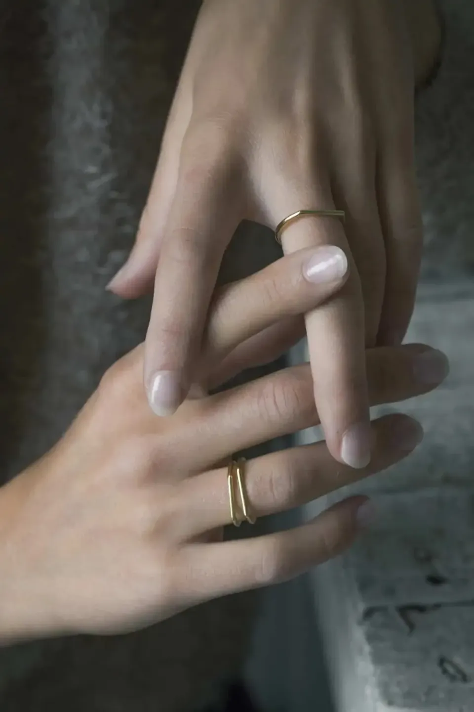 Jyoti Ranchi anello stretto in ottone lucido