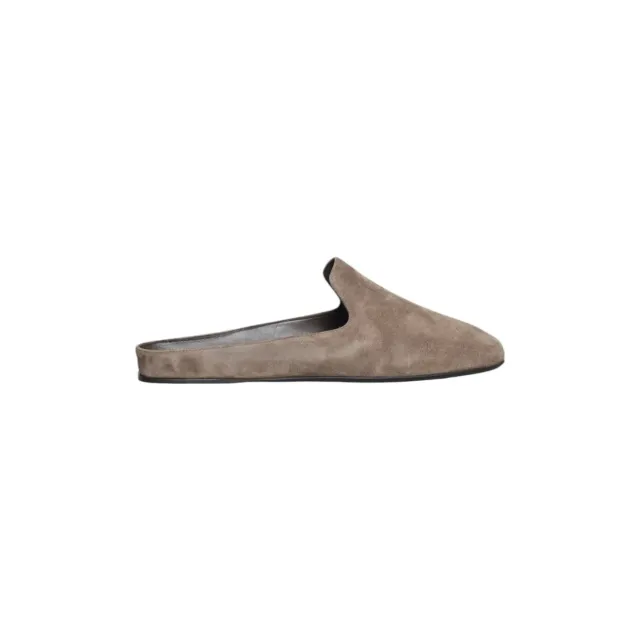 Max Mara 2624526051600 sabot cioccolato pelle