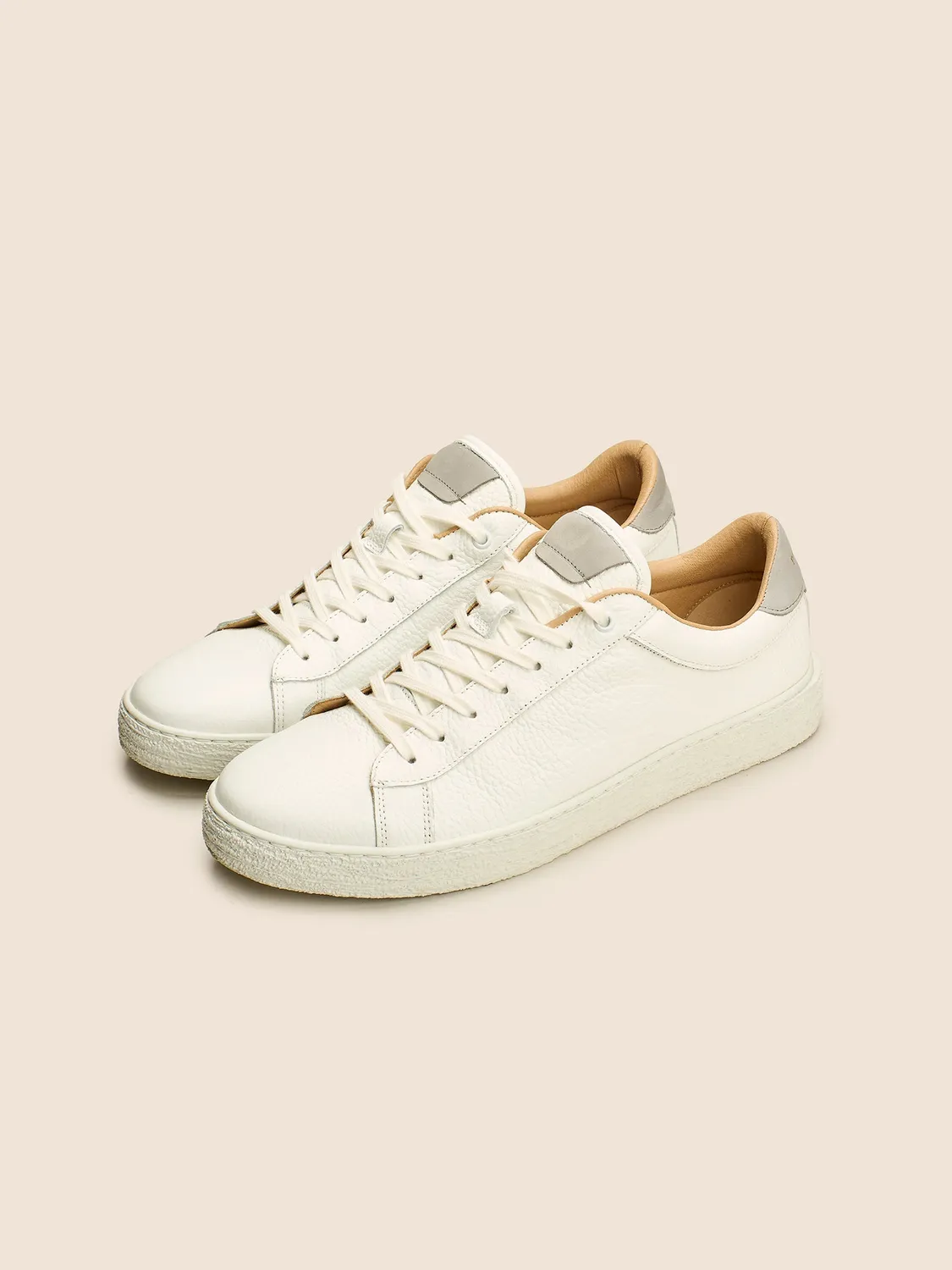 Paul Taylor sneakers cervo bianche suede grigio