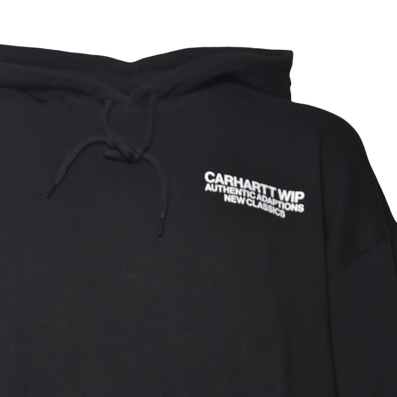 Carhartt WIP I036374 felpa nera cappuccio Hamilton