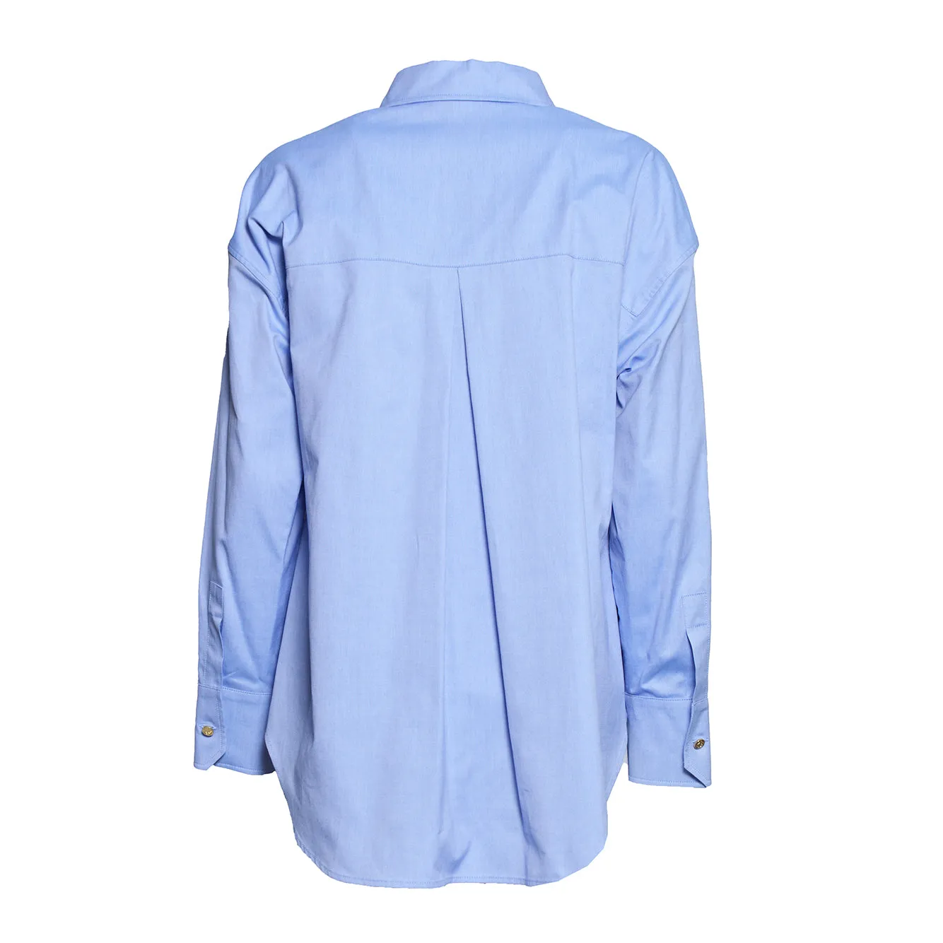 S Max Mara camicia donna azzurra cotone