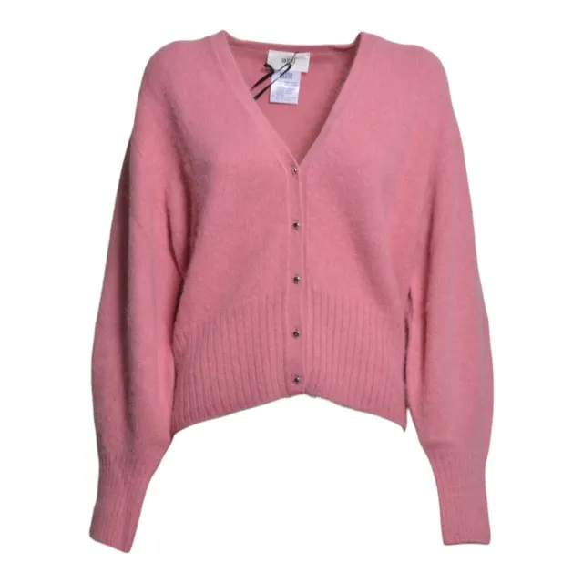 Solotre M3AC0026ACU44S maglia scollo V fucsia