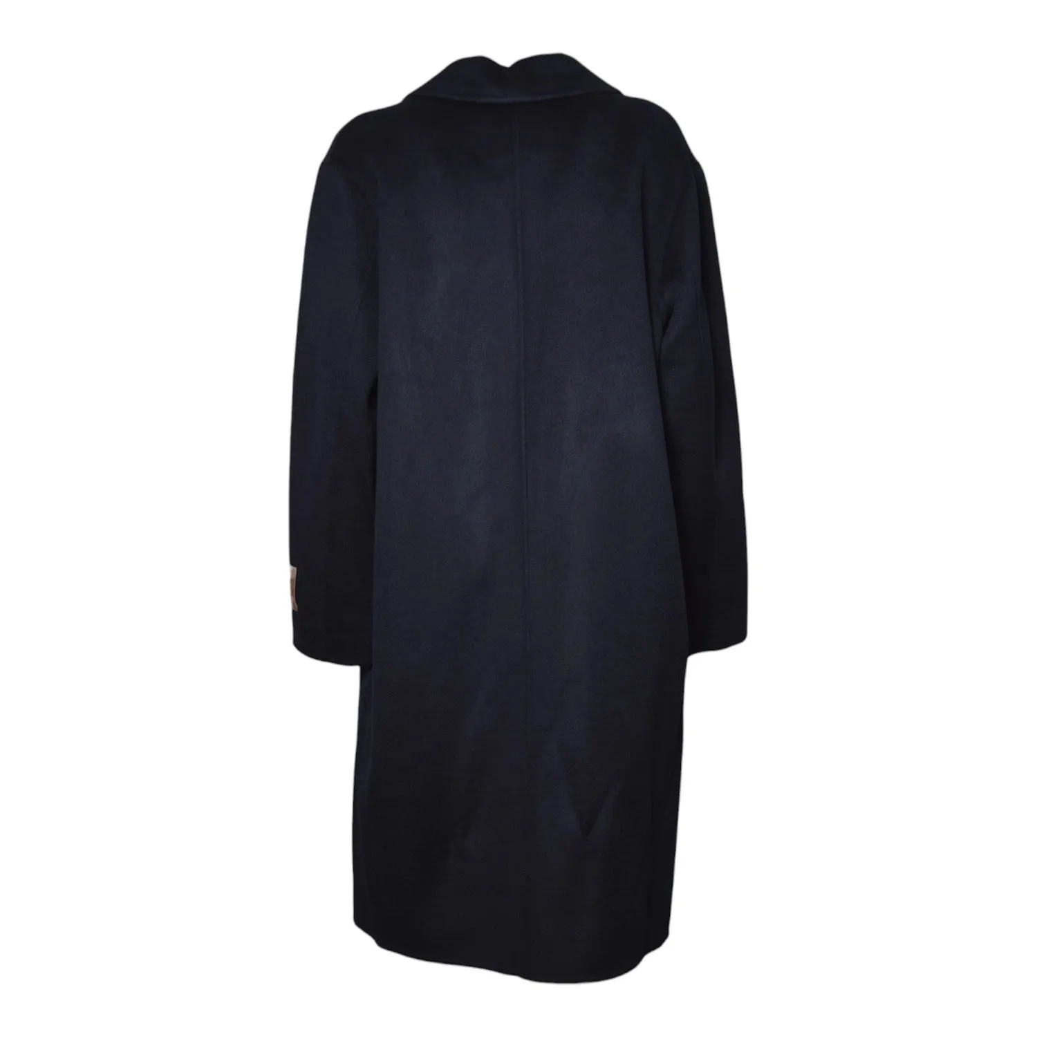 Solotre M1AC0007 cappotto donna blu notte invernale