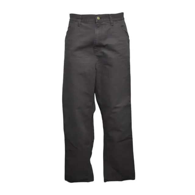 Carhartt WIP Single Knee I034798 jeans uomo grigio canvas