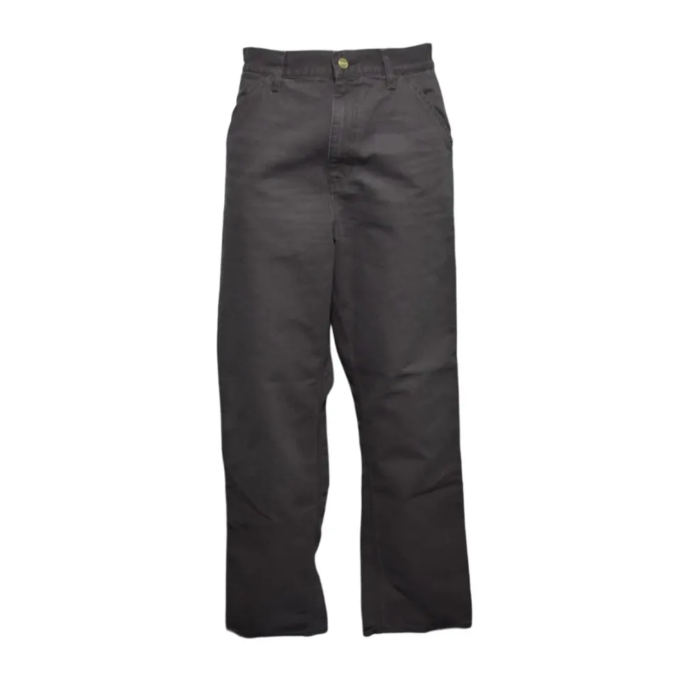 Carhartt WIP Single Knee I034798 jeans uomo grigio canvas