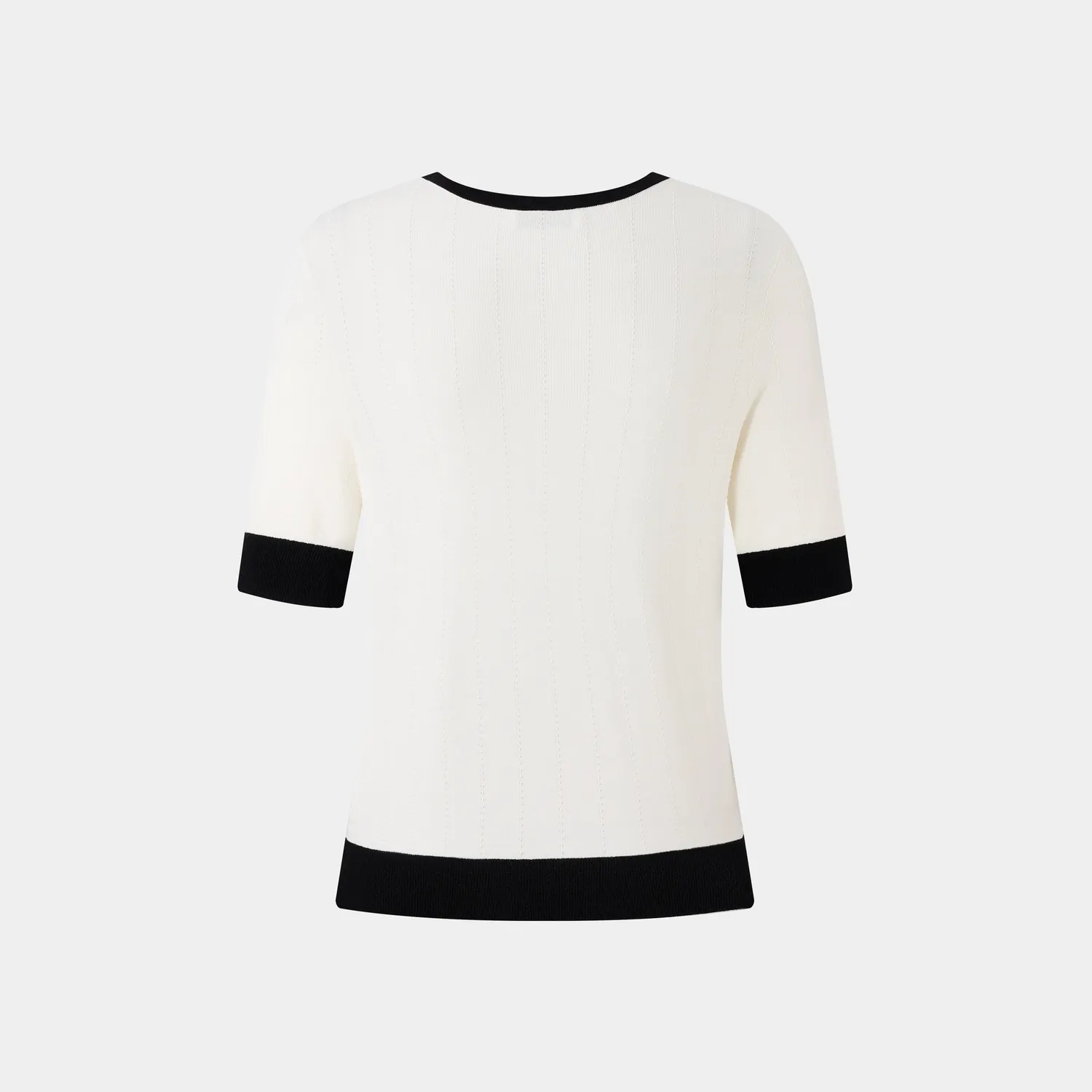PORTS SS25 Cotton Blend Elegance top crema seta