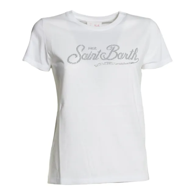 MC2 Saint Barth ELLY001 t-shirt bambina bianco cotone