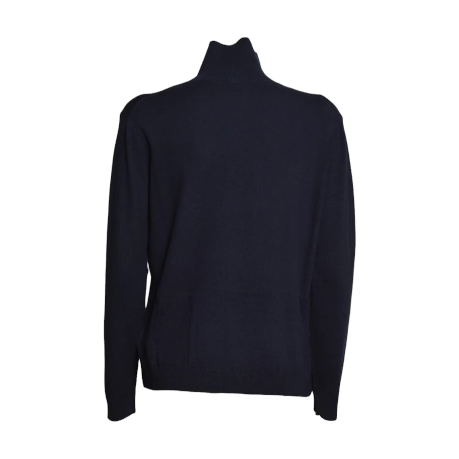 Weekend Max Mara Kiku dolcevita blu notte lana