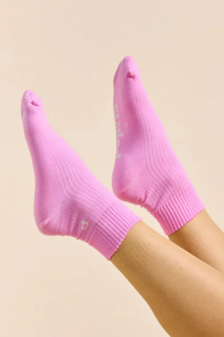 Jyoti - Fair Works Popeia calzini corti rosa cotone bio