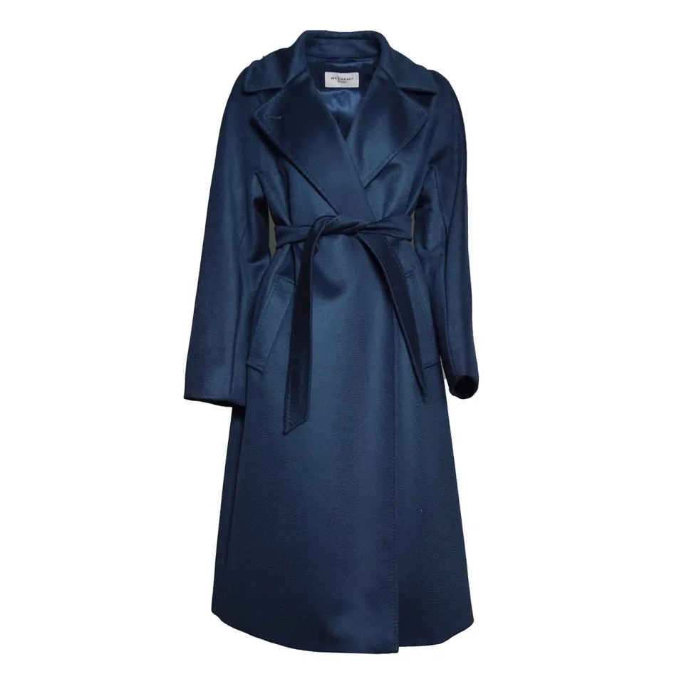 Max Mara Weekend 2625016021600 cappotto blu notte lana