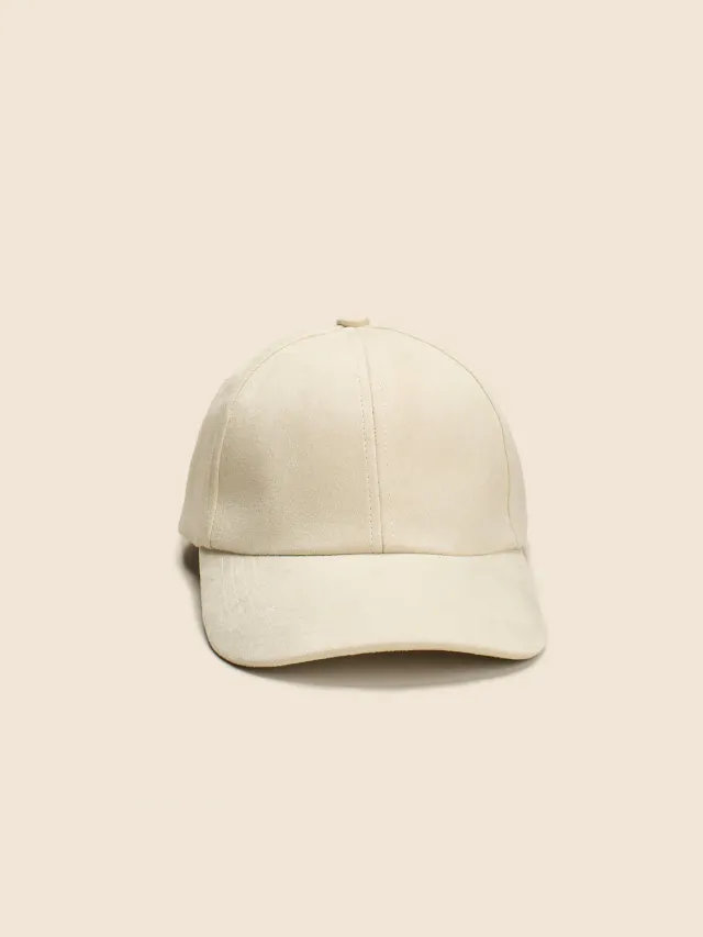 Paul Taylor cappellino baseball suede beige
