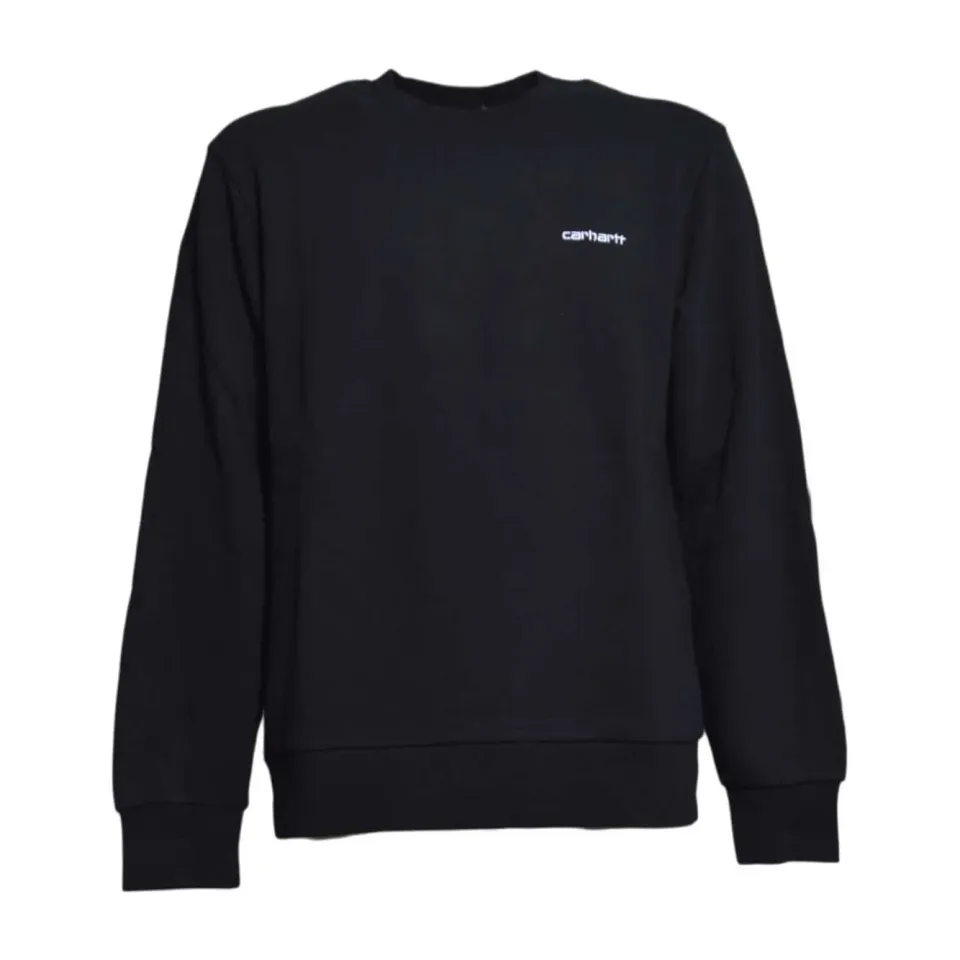 Carhartt WIP I0344960D2XX felpa nera cotone uomo