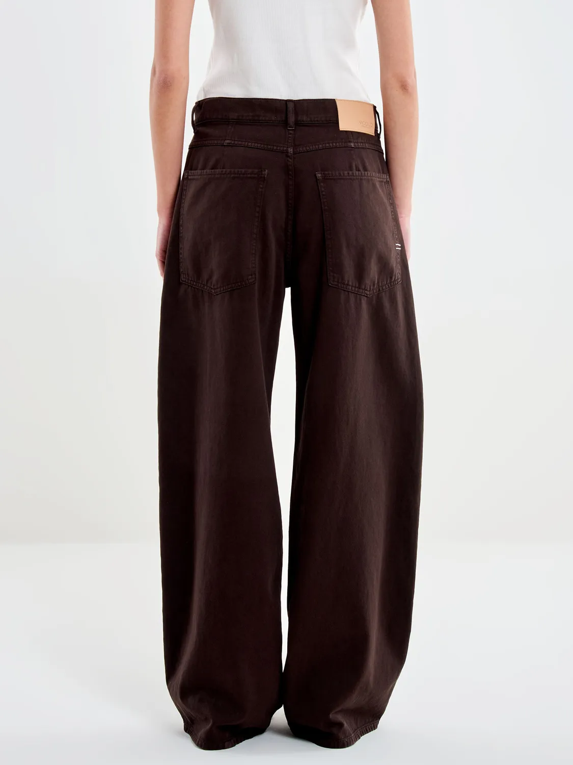 Vicolo Jeans Icon Mia Baggy moro denim cotone