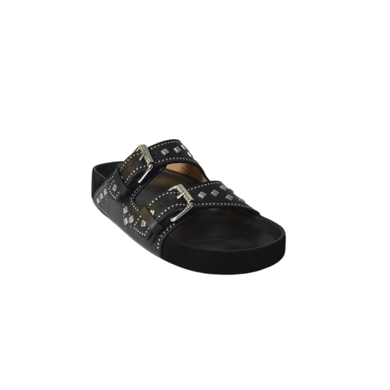 Isabel Marant Lennyo SD0118 sandali neri pelle borchie