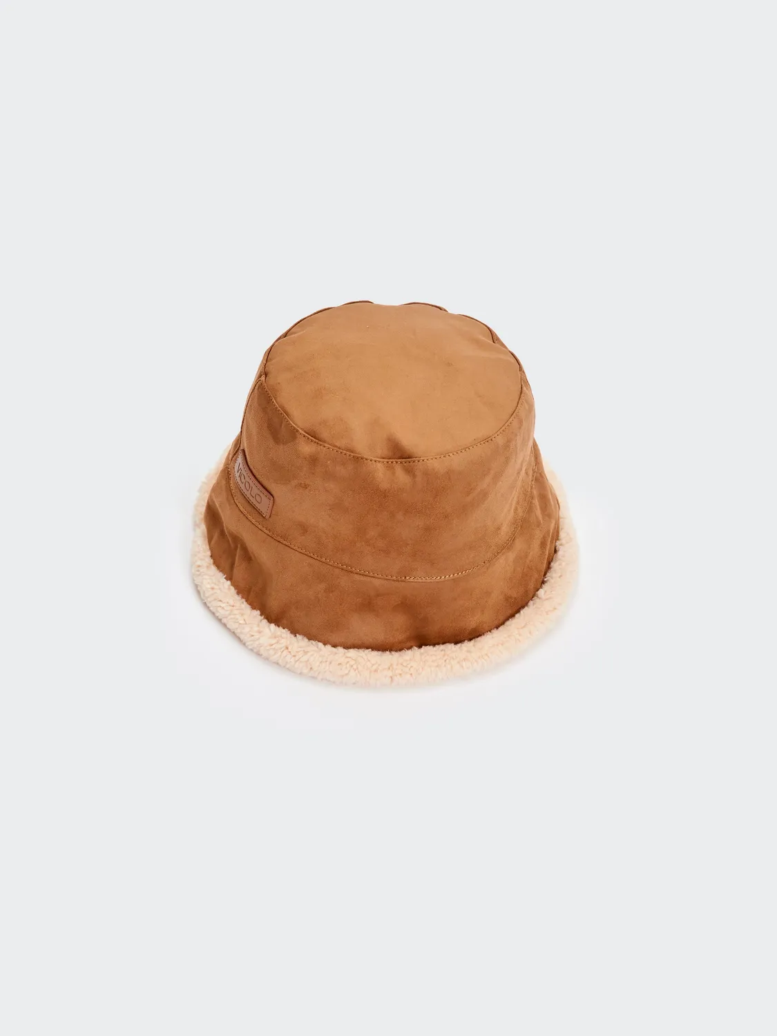 Vicolo Cappello Fisherman Teddy marrone beige