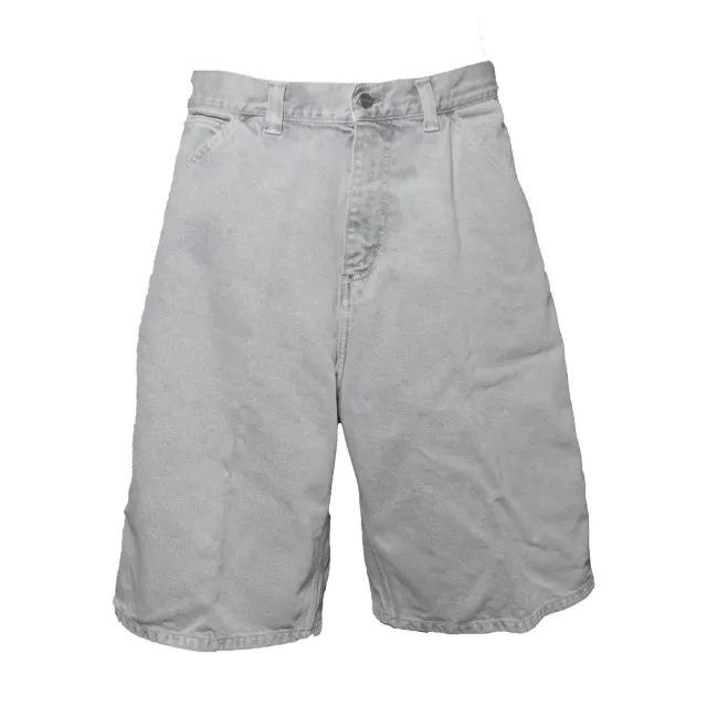 Carhartt WIP I036497 bermuda Single Knee denim grigio