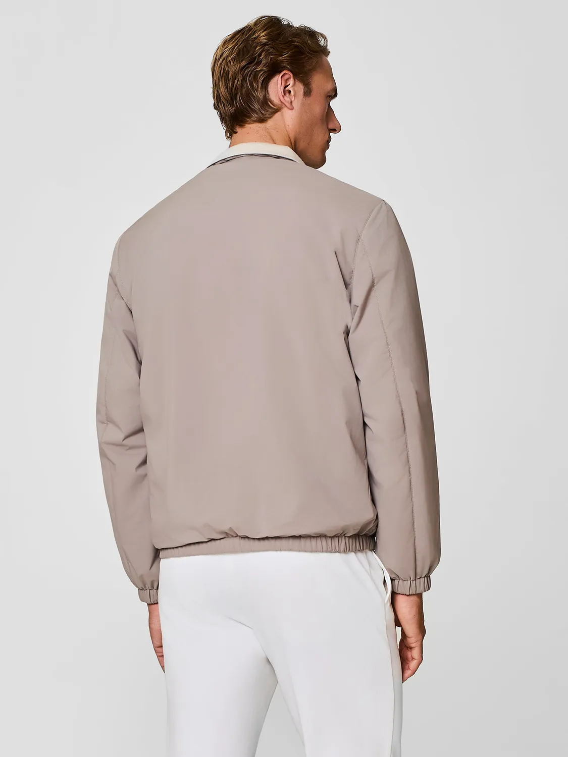 Paul Taylor giubbino reversibile nylon taupe leggero