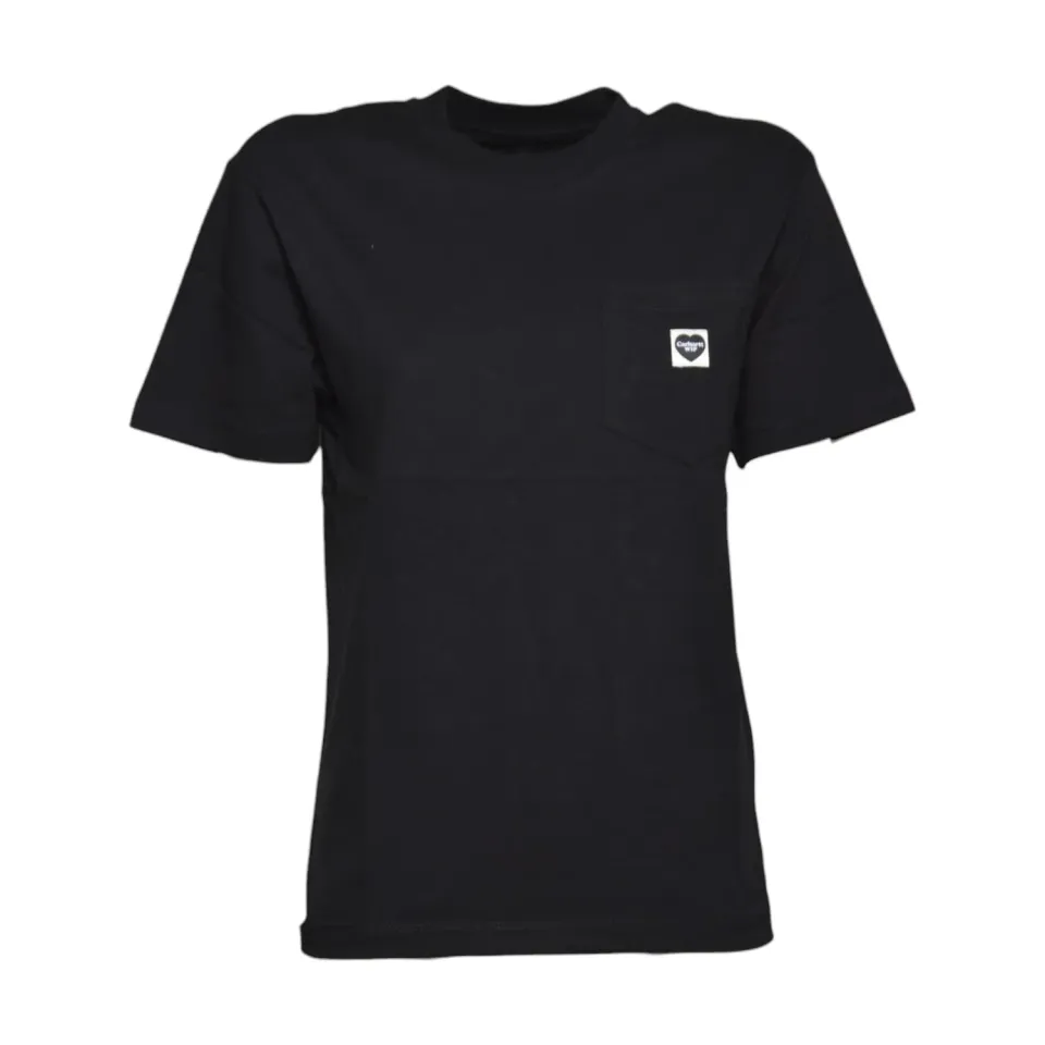 Carhartt WIP I037166 Pocket t-shirt nera cuore donna
