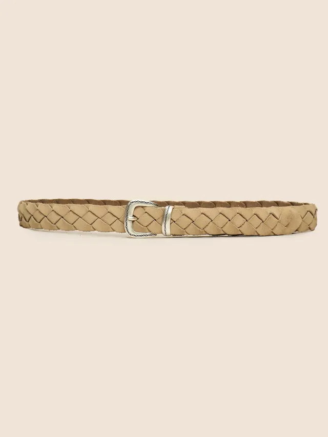 Paul Taylor Cintura Intreccio Camoscio Beige