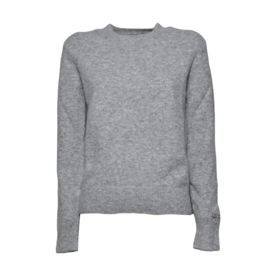 Saint Barth Sorbonne SORB004 cardigan grigio alpaca