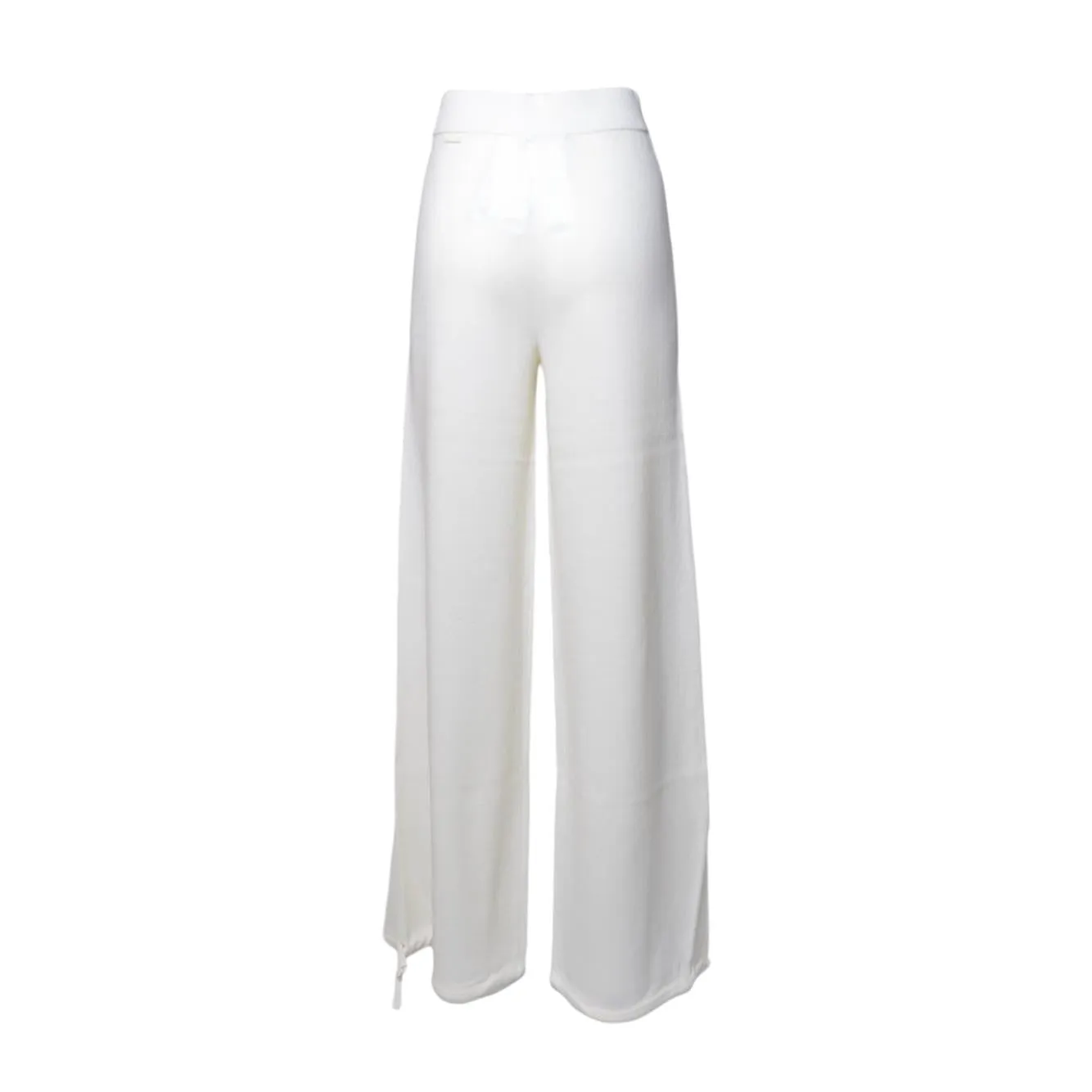 MaxMara Nigeria pantalone bianco lana vergine XS M