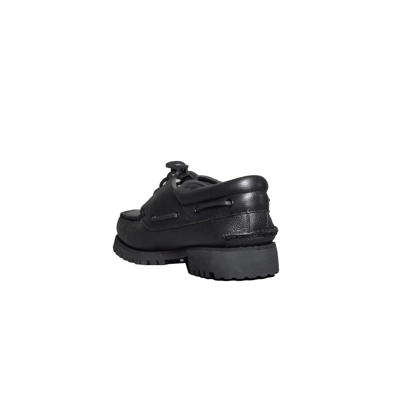 Timberland Authentic Boat Shoe stringate pelle nere uomo