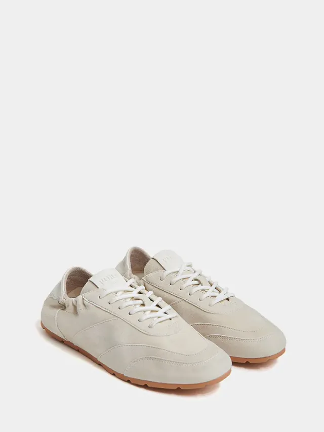 Ports 1961 PW326ASH01 sneakers suede grigie suola gum