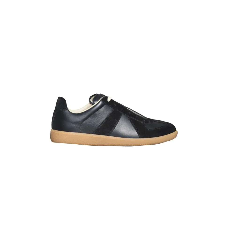 Maison Margiela S57WS0236P1895 sneaker nere pelle