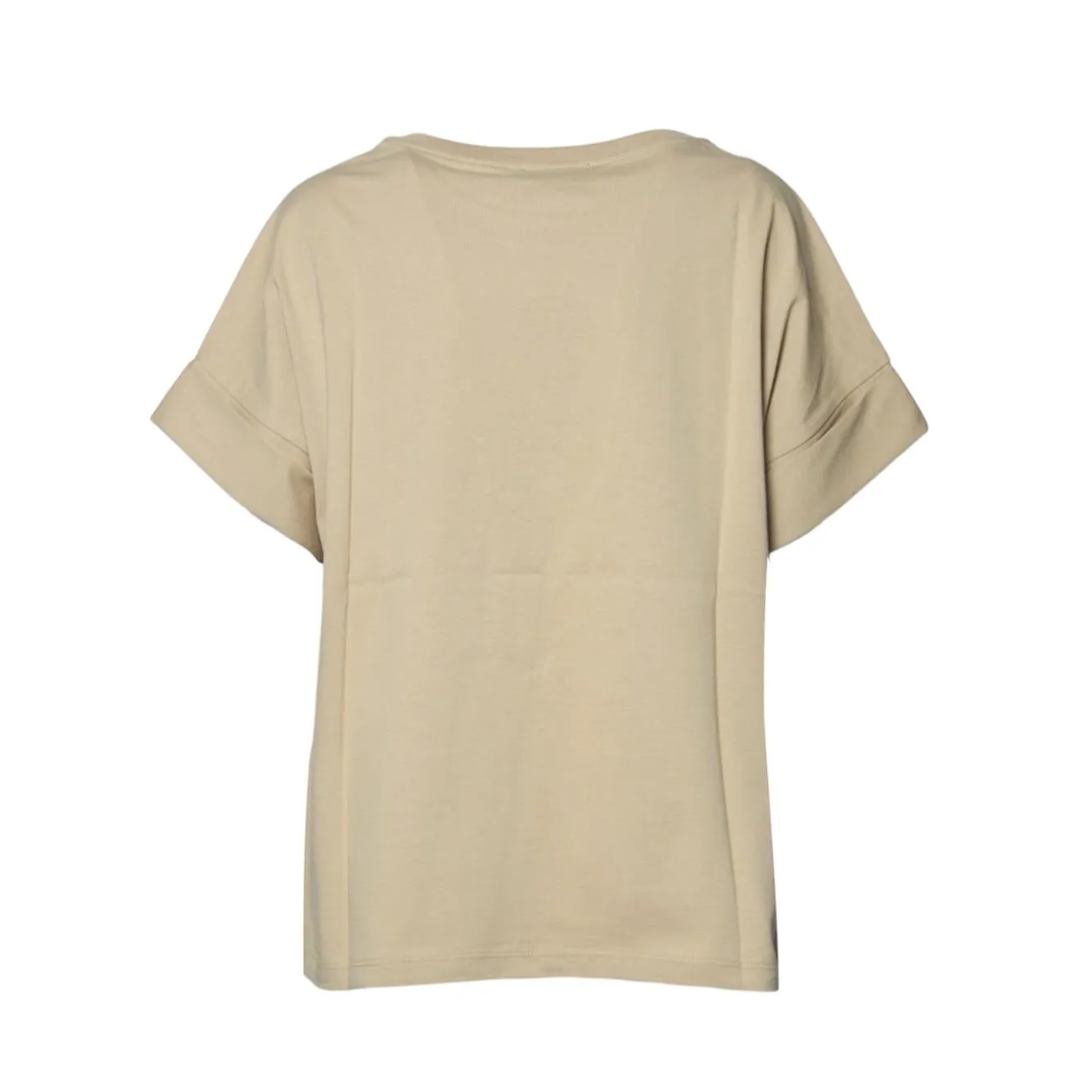 Solotre M1D0125 t-shirt beige cotone jersey